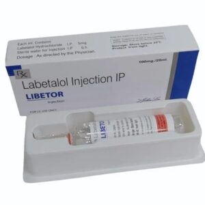 LABETALOL INJECTION 5MG/ML VIALS