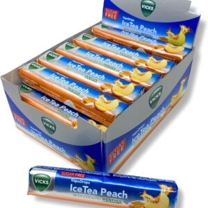 VICKS VAPODROPS ICE TEA PEACH LOZENGES