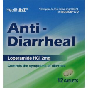 HEALTHA2Z ANTI-DIARRHEAL 2MG CAPLETS- 12'S