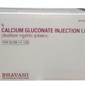CALCIUM GLUCONATE INJECTION 10ML -50'S