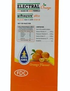 ORAL REHYDRATION SALT ORANGE FLAVOR - 50'S