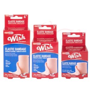WISH ELASTC BANDAGES ASSORTED- 1 CT