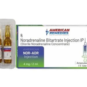 NORADRENALINE BITARTRATE INJECTION 4MG/2ML-  10'S