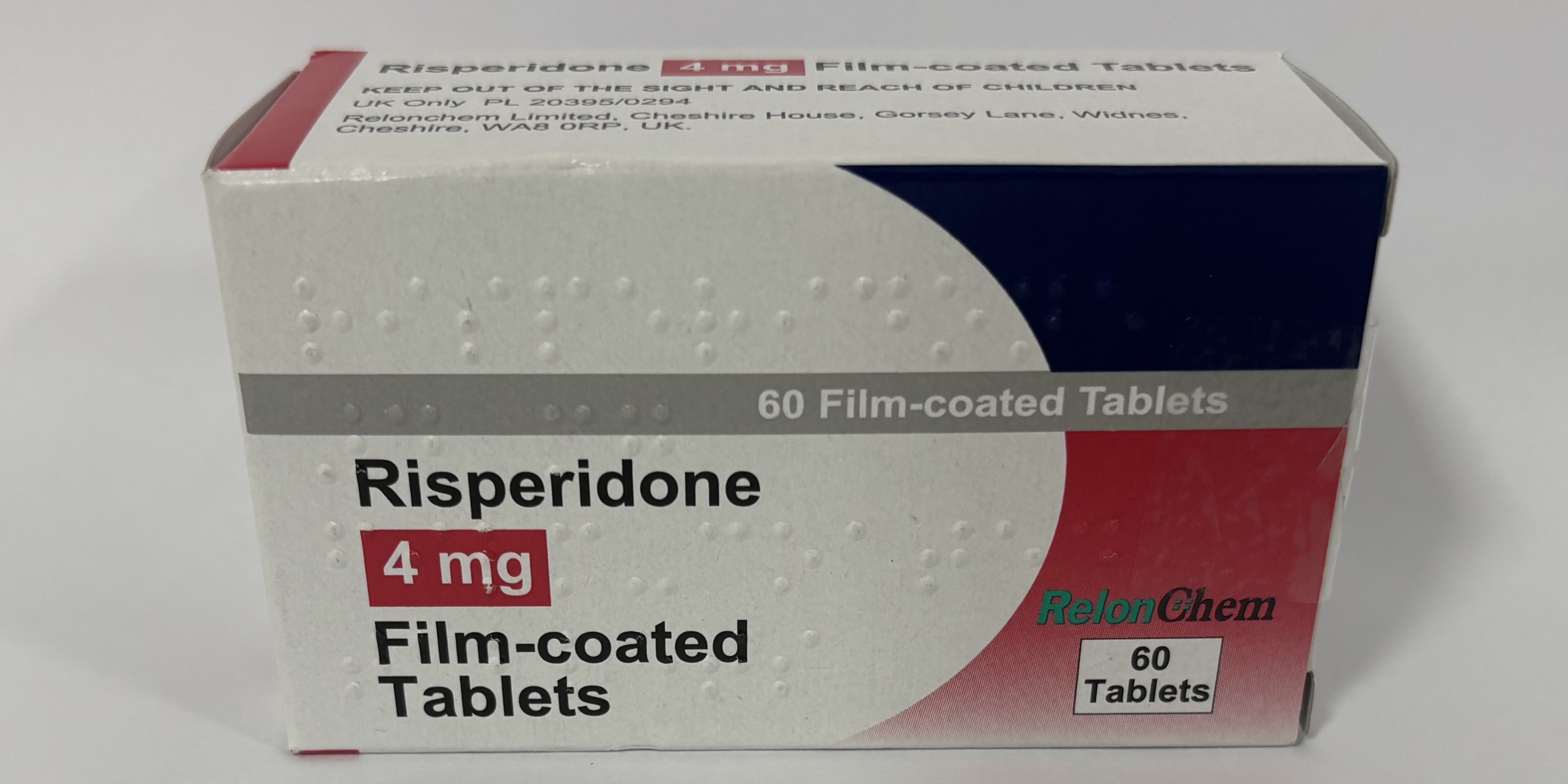 RISPERIDONE 4MG - 60 TABLETS