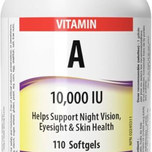 VITAMIN A 10,000IU - 110 SOFTGELS