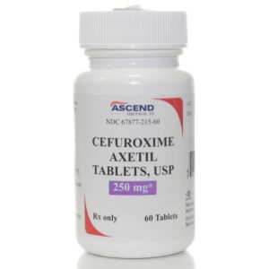 CEFUROXIME AXETIL 250MG TABLETS- 60'S