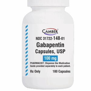 GABAPENTIN CAPSULES 100MG - 500'S