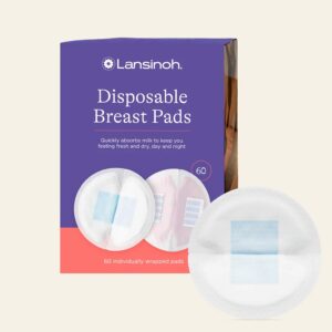 LANSINOH DISPOSABLE BREAST PADS - 60 COUNT