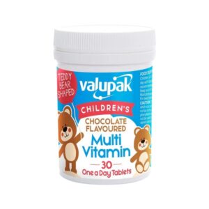 VALUPAK CHILDREN'S CHOCOLATE FLAVOURED MULTIVITAMIN - 30 TABLETS